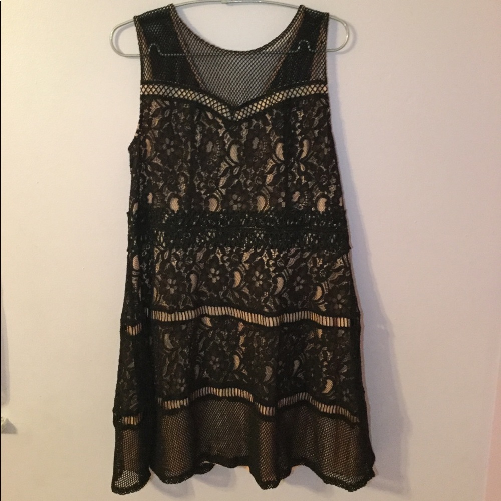 Black and Cream pattern dress